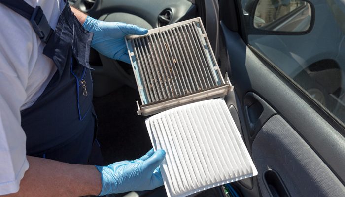 Replacing cabin air filter for the car